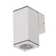 Marine Grade Vandal Resistant Wall Light 6W GU10 350lm IP54 IK08 3000K 135mm Textured White Marine Grade Vandal Resistant Wall Light 6W GU10 350lm IP54 IK08 3000K 135mm Textured White